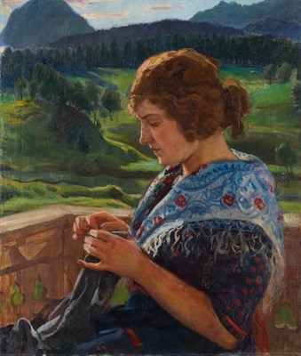 Lot 58 - Jeanie Gallup Mottet American, 1884-1934 Woman...