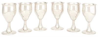 Lot 1129 - Set of Six Tiffany & Co. Sterling Silver...