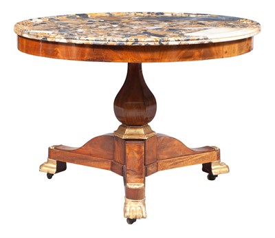 Lot 257 - Restauration Partial Gilt Mahogany Center...