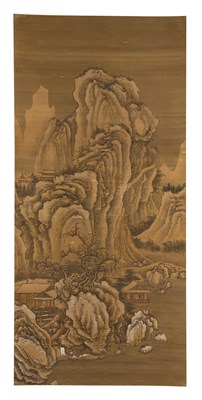 Lot 1204 - A Chinese School Painting 20th Century Ink and...