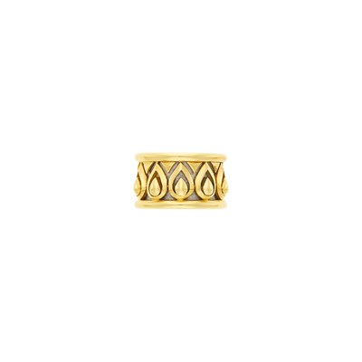 Lot 1 - Cartier Two-Color Gold Band Ring