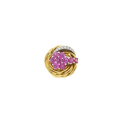 Lot 147 - Gold, Ruby and Diamond Ring