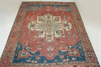 Lot 1278 - Heriz Carpet Northwest Persia, late 19th...