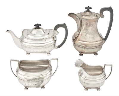 Lot 205 - English Sterling Silver Tea and Coffee Service...