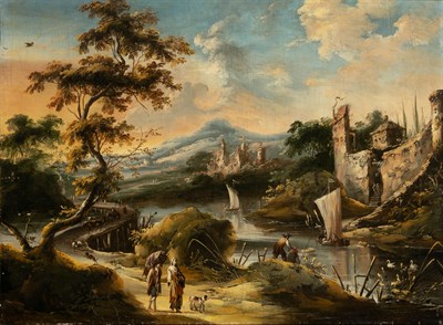Lot 91 - Attributed to Giovanni Battista Pittoni River...
