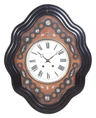 Lot 350 - French Mother-of-Pearl Inlaid Ebonized and...