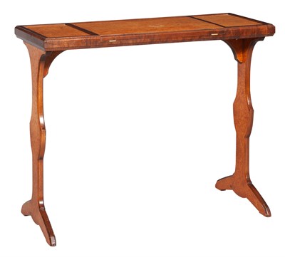 Lot 351 - French Amboyna and Mahogany Reading Table by G....