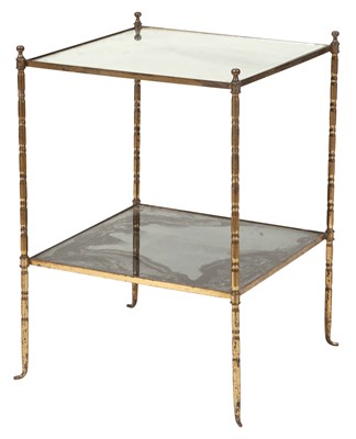 Lot 122 - Maison Jansen Style Gilt-Metal and Mirrored...