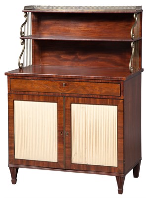 Lot 154 - Late George III Brass-Mounted Mahogany...