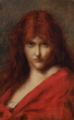 Lot 1009 - Attributed Jean Jacques Henner Tête de Jeune...