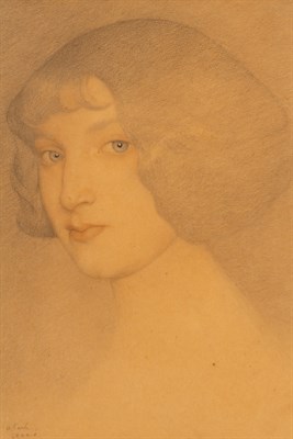 Lot 1050 - Joseph Granie French, 1866-1915 Head of a Girl...