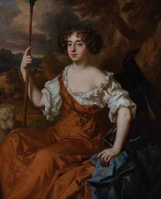 Lot 100 - Sir Peter Lely British, 1618-1680 Portrait of...