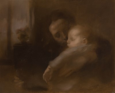 Lot 1027 - Eugene Anatole Carriere French, 1849-1906...