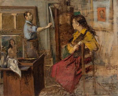 Lot 1125 - Raphael Soyer American, 1899-1987 Robert...