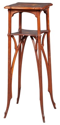 Lot 127 - Emile Gallé Art Nouveau Carved and Marquetry...