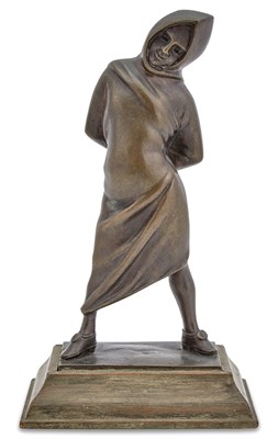 Lot 239 - French Patinated Bronze Figure of a Boy...