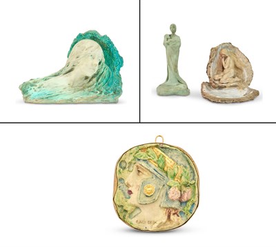 Lot 126 - Group of Four Edmond Lachenal Art Nouveau...