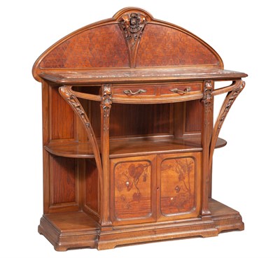 Lot 133 - Louis Majorelle Art Nouveau Carved and...