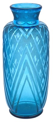 Lot 158 - Daum Art Deco Acid-Etched Glass Vase Circa...