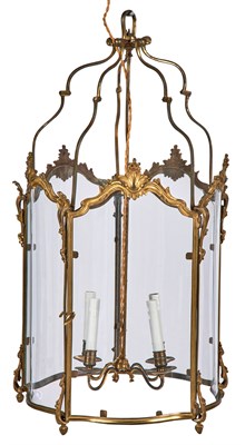 Lot 344 - Louis XV Style Gilt-Bronze and Glass...