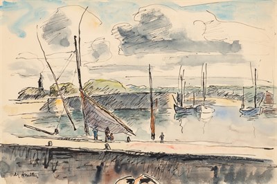 Lot 6 - Maurice Asselin French, 1882-1947 Port View...