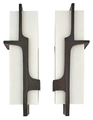 Lot 384 - Pair of Stefan Gulassa for Holly Hunt Bronze,...
