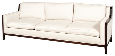 Lot 348 - George Smith Upholstered Walnut Stained Loose...