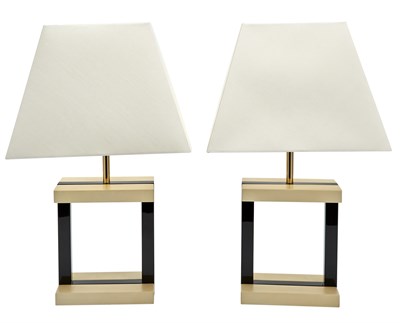 Lot 343 - Pair of Armani Casa Black Maple and Natural...