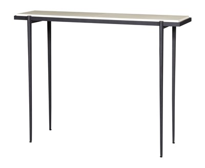 Lot 246 - Holly Hunt Iron and Parchment Lark Console...