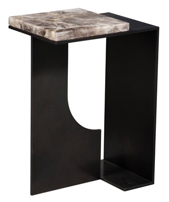 Lot 334 - Holly Hunt Smokey Quartz and Metal Absinthe...