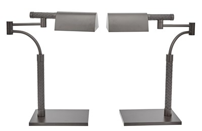Lot 311 - Pair of Bottega Veneta Enameled Metal, Steel...