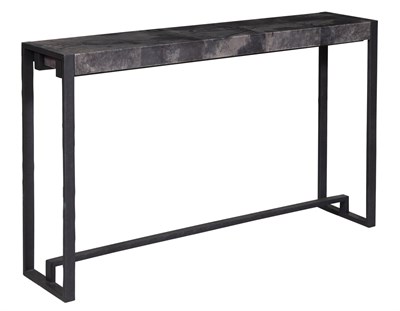 Lot 337 - Holly Hunt Iron and Parchment Hastings Console...