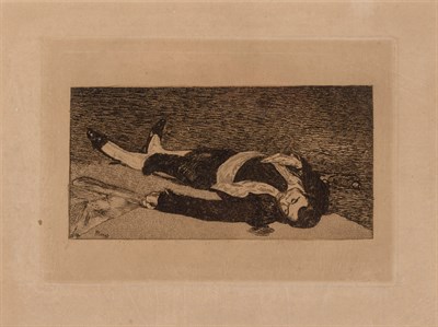 Lot 98 - Édouard Manet (1832-1883) LE TORERO MORT...