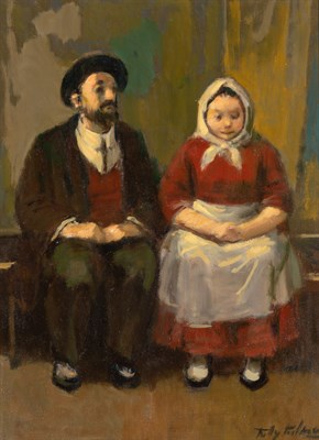 Lot 26 - Tully Filmus American, 1903-1998 Shy Couple...
