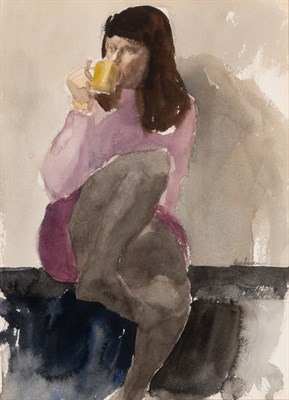 Lot 81 - Richard Segalman American, 1934-2001 Girl with...