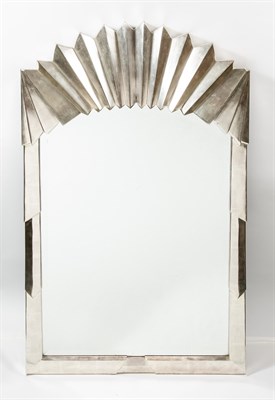 Lot 161 - Donghia Silvered Wood Origami Mirror Model...
