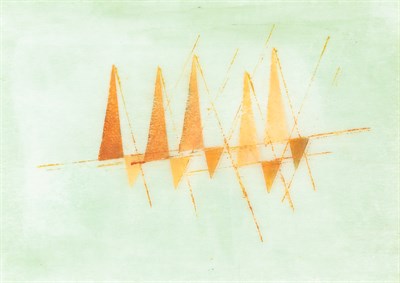 Lot 90 - 20th Century School Untitled Pigment on tissue...