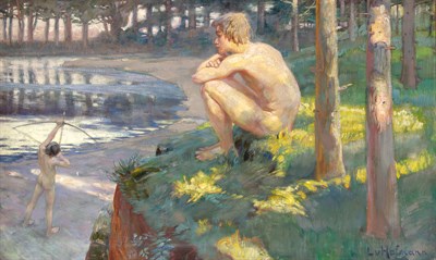 Lot 1015 - Ludwig Von Hofmann German, 1861-1945...