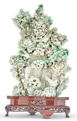 Lot 1086 - A Large Chinese Jadeite Carving 20th Century...