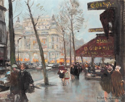 Lot 34 - Jules Rene Herve French, 1887-1981 Street View...