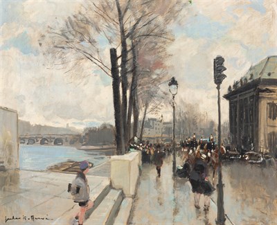Lot 35 - Jules Rene Herve French, 1887-1981 Street View...
