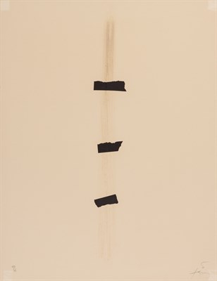 Lot 36 - Antoni Tàpies (1923-2012) LES TROIS NOIRS...
