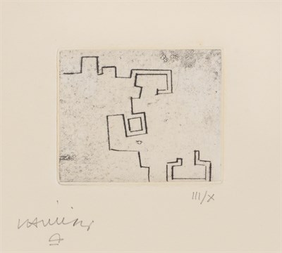 Lot 34 - Eduardo Chillida (1924-2002) ENDA VII (KOELEN...