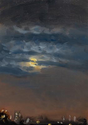 Lot 59 - Danny Markey British, b. 1965 Moon Over the...