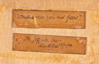 Lot 12 - Alan Reynolds British, 1926-2014 Structure -...