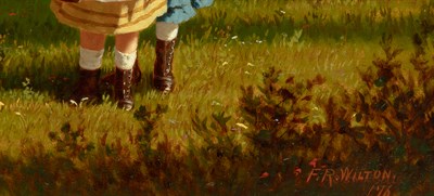 Lot 52 - Attributed to Samuel S. Carr The Swing, 1876...