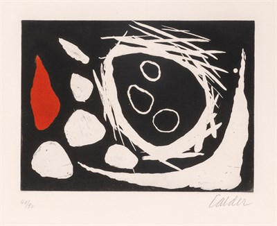 Lot 18 - Alexander Calder (1898-1976) LE CRÂNE DANS LE...