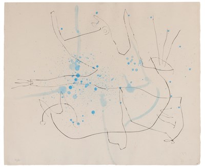 Lot 115 - Joan Miró (1893-1983) FLUX DE L'AIMANT (DUPIN...