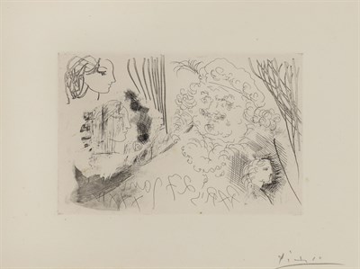 Lot 138 - Pablo Picasso (1881-1973) REMBRANDT ET TÊTES...
