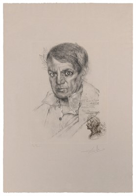 Lot 35 - Salvador Dalí (1904-1989) PORTRAIT DE PICASSO...